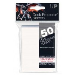 Ultra Pro Standard Card Sleeves White Standard (50ct) Standard Size Card Sleeves
